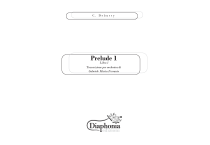 C.DEBUSSY - PRELUDIO 1 LIBRO 1 per orchestra